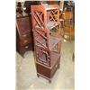 Image 3 : SMALL MAHOGANY STEP BACK BOOKSEHLF