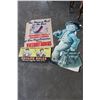 Image 1 : THREE VINTAGE CARDBOARD ADVERTS