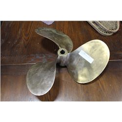 CHRIS-CRAT NUMBERED BRASS PROPELLER