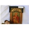 Image 2 : RUSSIAN HAND PAINTED IKON AND HANDPAINTED ANGEL