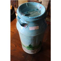 HAND PAINTED MILK CAN