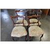 Image 2 : SET OF FOUR VICTORIAN CHAIRS