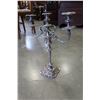 Image 1 : LARGE 2-PIECE CANDLEABRA SILVER PLATE