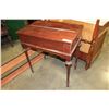 Image 1 : MAHOGANY LIFT TOP WRITING DESK