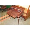 Image 2 : MAHOGANY LIFT TOP WRITING DESK