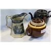 Image 2 : GIBSON TEAPOT ENGLISH TEAPOT AND ANTIQUE PITCHER