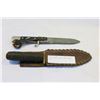 Image 1 : TWO VINTAGE KNIVES AND LEATHER CLUB