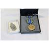 Image 2 : COAT OF ARMS BADGE AND 1980S MILITARY ACHIEVEMENT WAR MEDAL SGT GALLAGHER OPERATION JUST CAUSE