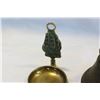 Image 2 : 1878 BRASS BELL AND BRASS SHIP CHANGE DISH