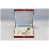 Image 1 : JAY FLEX STERLING RHINESTONE NECKLACE AND EARRINGS AND HAIR PIN