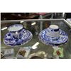 Image 1 : TWO ROYAL CROWN DERBY 3-PIECE TEA SETS