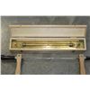 Image 2 : CASED BRASS STRAIGHT EDGE AND VINTAGE SAW