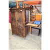 Image 2 : ANTIQUE OAK 2-DOOR WARDROBE