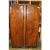 Image 2 : ANTIQUE 2-DOOR WALNUT WARDROBE