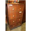 Image 1 : FOUR FOOT FIR 8 DRAWER OFFICE CABINET