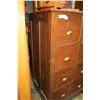 Image 2 : FOUR FOOT FIR 8 DRAWER OFFICE CABINET
