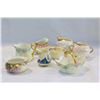 Image 1 : LOT OF ANTIQUE CHINA AND HAND PAINTED CREAM AND SUGAR SETS