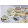 Image 3 : LOT OF ANTIQUE CHINA AND HAND PAINTED CREAM AND SUGAR SETS