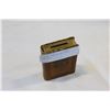 Image 2 : US ARMY LEATHER AND BRASS MONEY BOX