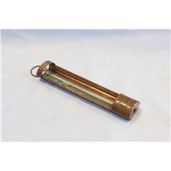 ANTIQUE COPPER THERMOMETER