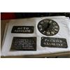 Image 1 : LOT OF ANTIQUE METAL STENCILS, GAS RELATED