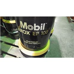 4 - 18.9 litre pails of Mobile Airox EP100 Rock Drill oil / hydraulic oil