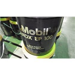 4 - 18.9 litre pails of Mobile Airox EP100 Rock Drill oil / hydraulic oil