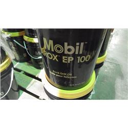 4 - 18.9 litre pails of Mobile Airox EP100 Rock Drill oil / hydraulic oil