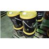 Image 2 : 4 - 18.9 litre pails of Mobile Airox EP100 Rock Drill oil / hydraulic oil