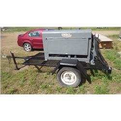 Lincoln portable welder 4 cylinder flathead engine SA 200 DC arc welder on trailer