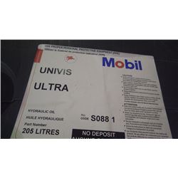 205 litre Mobil Univis Ultra premium quality hydraulic oil