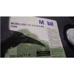 205 litre Mobil lube HD extra MG 75W gear lube