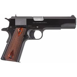 Colt O1991 1991 Series Government 45 ACP 5" 7+1  Rosewood Grip Blued Carbon Steel