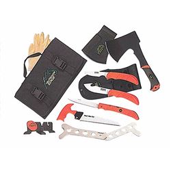 Outdoor Edge OF1 Outfitter Cleaning Kit Multiple 65MN Carbon Steel 8 Piece Set