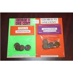 GEORGE V AND GEORGE VI PENNY COLLECTION