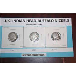 BUFFALO HEAD COIN COLLECTION