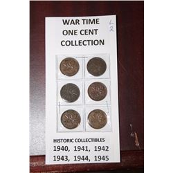 WAR TIME PENNY COLLECTION