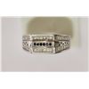 Image 1 : Sterling Silver Cubic Zirconia Men's Ring Retail $160