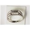 Image 2 : Sterling Silver Cubic Zirconia Men's Ring Retail $160