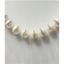 Sterling Silver Pearl Necklace, Insurance Value $600