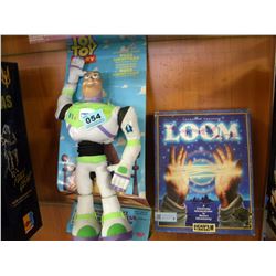 BUZZ LIGHT YEAR ACTION FIGURE/VINTAGE LOOMS FANTASY GAME