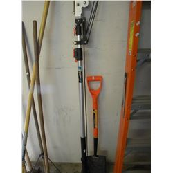 SHOVEL/TREE PRUNER WITH EXTENDABLE HANDLE