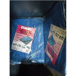 TWO 8X10' FT BLUE TARPS