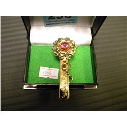 MULTISTONE TIE CLIP