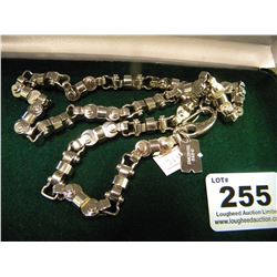 SILVER CHAIN & MINI DOG TAG