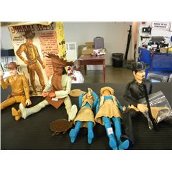 BOXED JOHNNY WEST FIGURINE/4 WESTERN ASSOCIATED FIGURINES