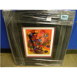24681 - MAN CHANGING INTO THUNDERBIRD L.E.P. BY NORVEL MORRISSEAW (16X18")
