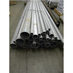 LARGE LOT OF APPROX 12' FT PVC PIPE (SEIZED FREIGHT)