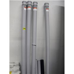 7 PIECES OF 72" DURAVENT PIPES (SEIZED FREIGHT)