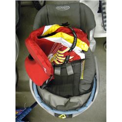 GRACO CAR SEAT/CHILDS SPEEDO LIFE JACKET